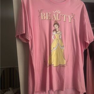 Pink 'His Beauty' Graphic T-Shirt